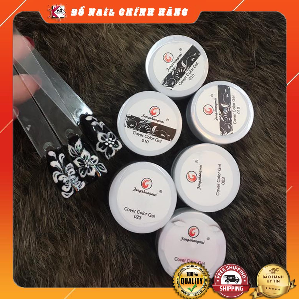 Gel vẽ trắng đen đậm đặc và mượt