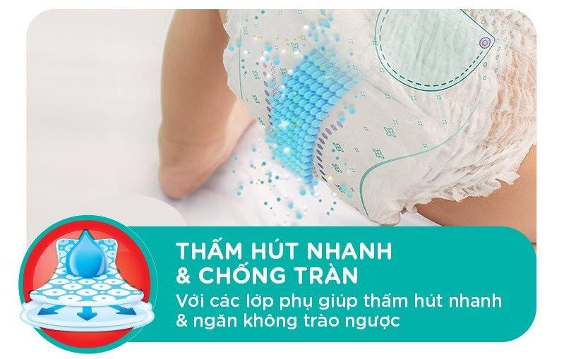 Tã Quần Pampers Giữ Dáng Mới Gói Đại L54 (size L - 54 miếng)