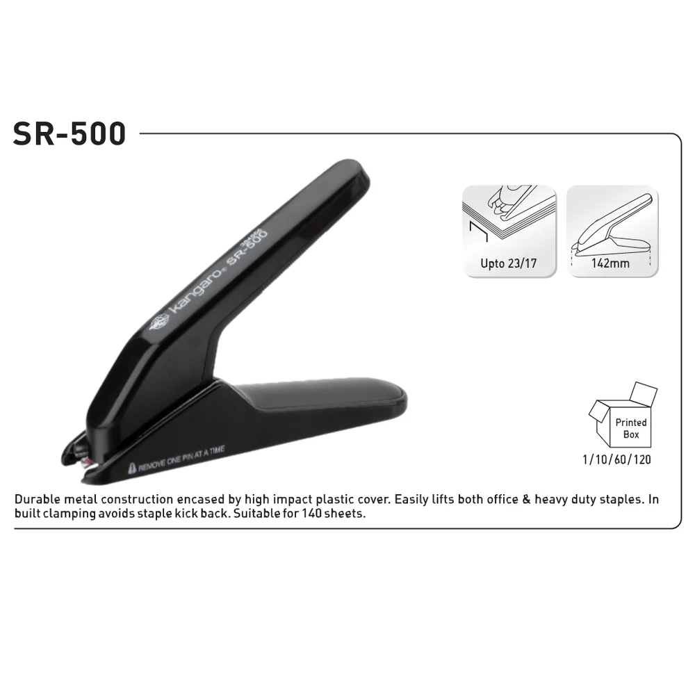 Dụng Cụ Gỡ Kim Bấm KANGARO KN_SR45T/SR_100/KN_SR500, Gỡ Kim Bấm Dễ Dàng