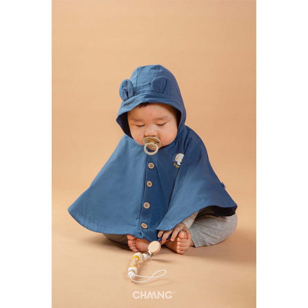 [CHỈ 21-24.06-Nhập mã LAZADAFASHION2 giảm 20% đơn từ 199k] Áo Cape Safari Xanh Chaang