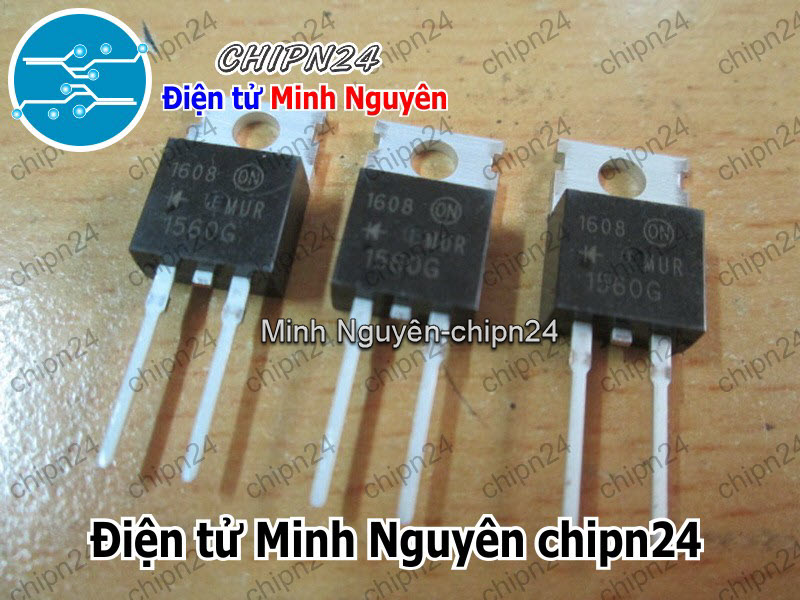 [2 con] (DIP) Diode MUR1560 TO-220 15A 600V (MUR1560G MUR 1560) [Diode Schottky] - HH001495