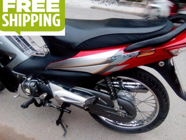 [MIỄN  SHIP ĐƯỢC KHÔNG NHỈ] Bộ Tem Dán xe wave S100 Màu Đỏ Xám