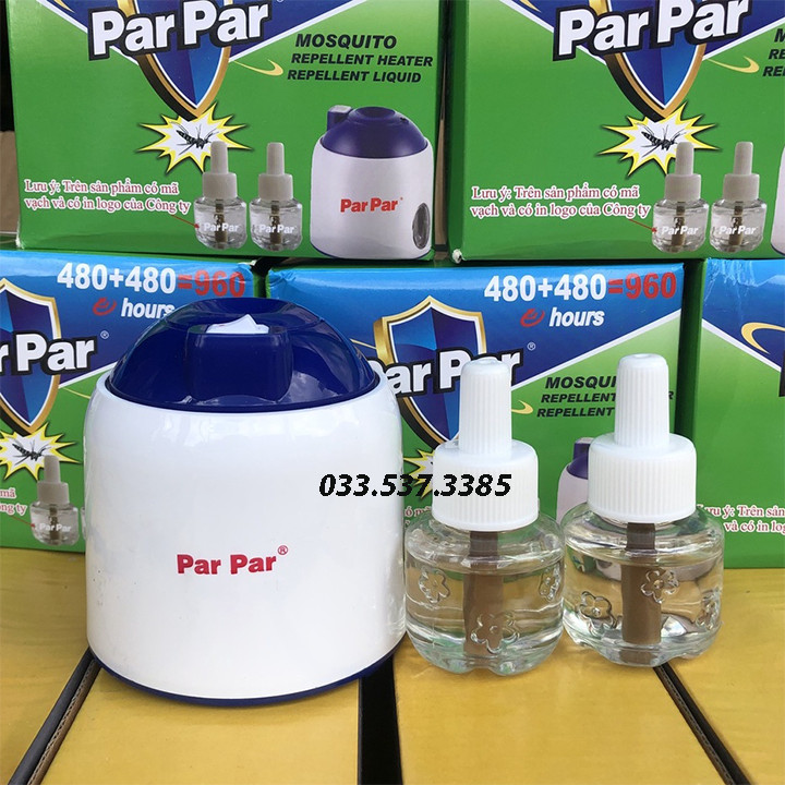Máy xông muỗi, đèn tinh dầu bắt muỗi PARPAR