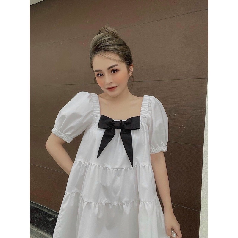 Đầm trắng trễ vai dạo phố so cute [KÈM ẢNH THẬT] - Đầm, váy nữ |  ThờiTrangNữ.vn