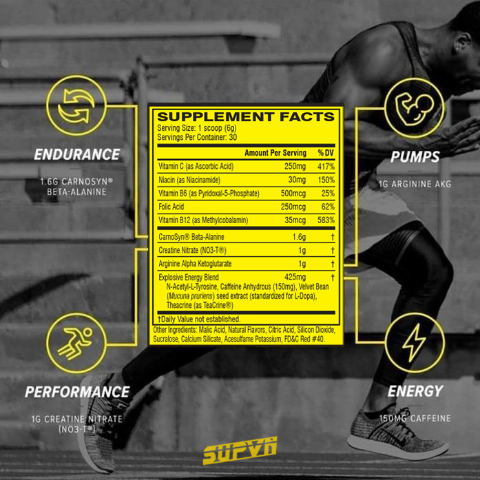 PRE WORKOUT C4 - 30 serving Hỗ trợ tăng  sức mạnh C4 Cellucor