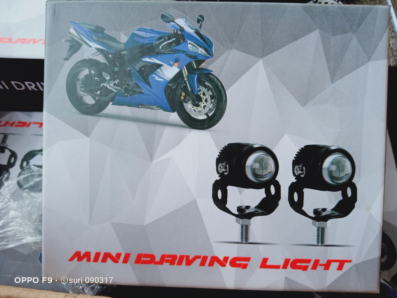 Đèn led trợ sáng bi cầu mini loại 1 cốt pha vàng trắng.(1 cặp)