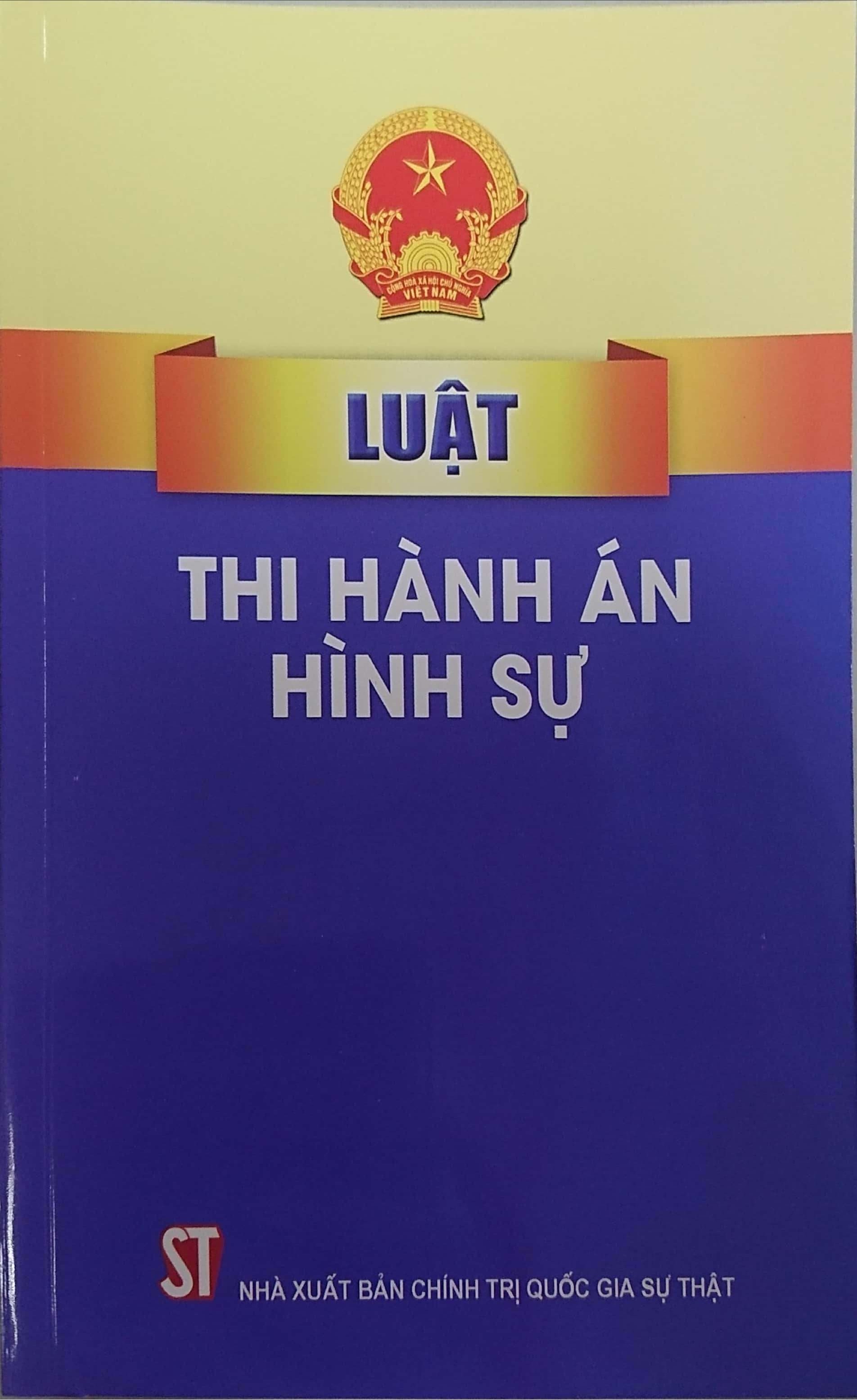 Luật thi hành án hình sự