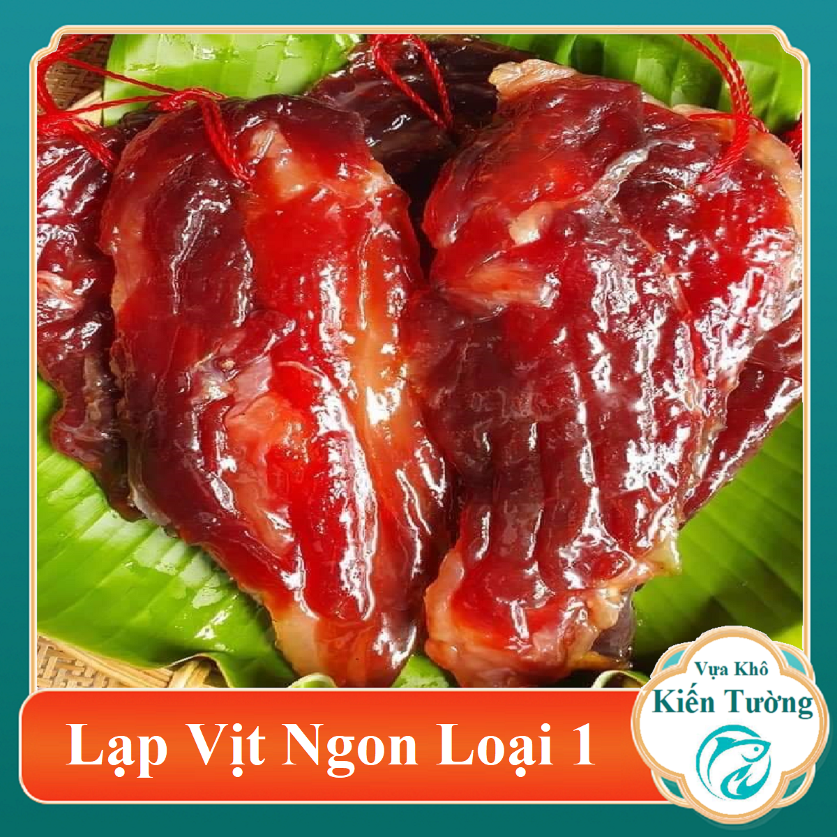 1 KG LẠP VỊT LOẠI 1 , Được Làm Từ Đùi Vịt Tươi Ngon.- (Tặng Kèm Mắm Tắc Chấm Chua Cay) Vựa Khô Kiến Tường