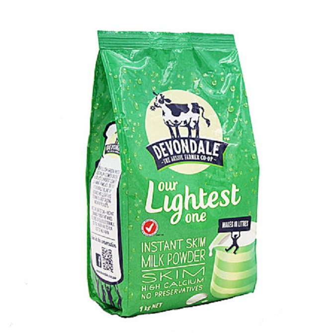Sữa Bột Úc Devondale FULL CREAM/SKIM MILK gói 1kg