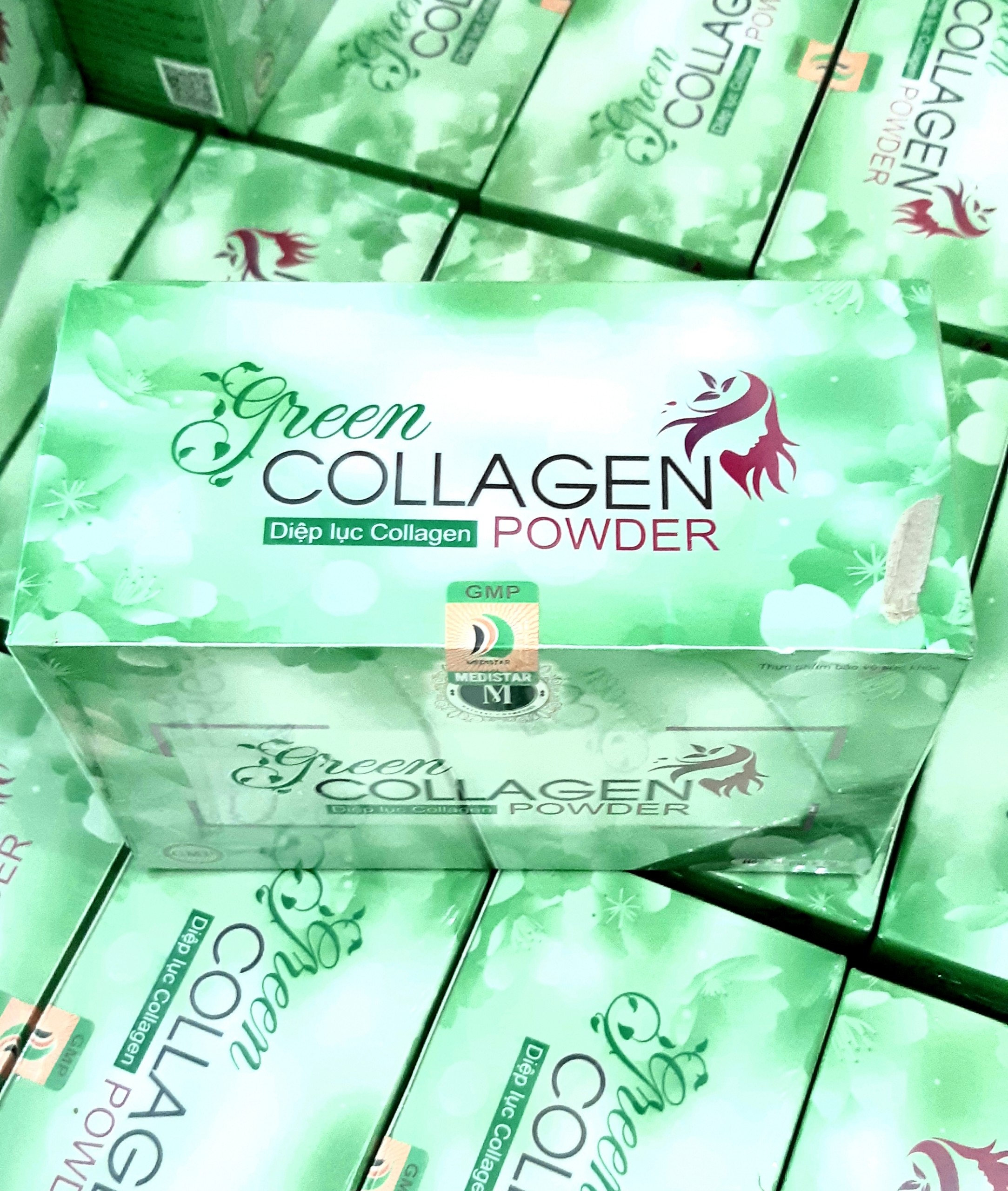 Diệp Lục Green Collagen  (Giá Sỉ) temp cào