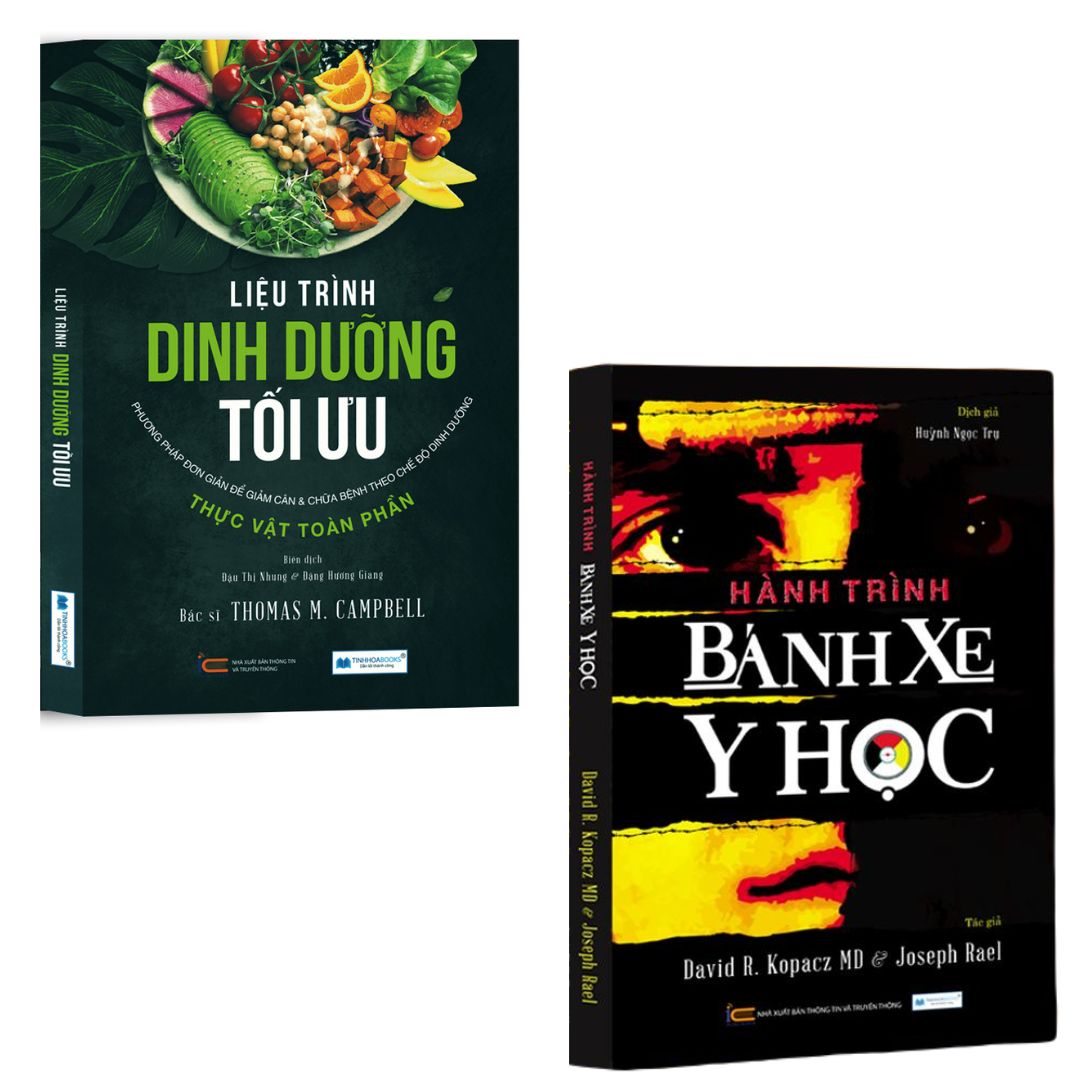 Combo sách Liệu trình dinh dưỡng tối ưu + Hành trình bánh xe y học - TinhHoabooks