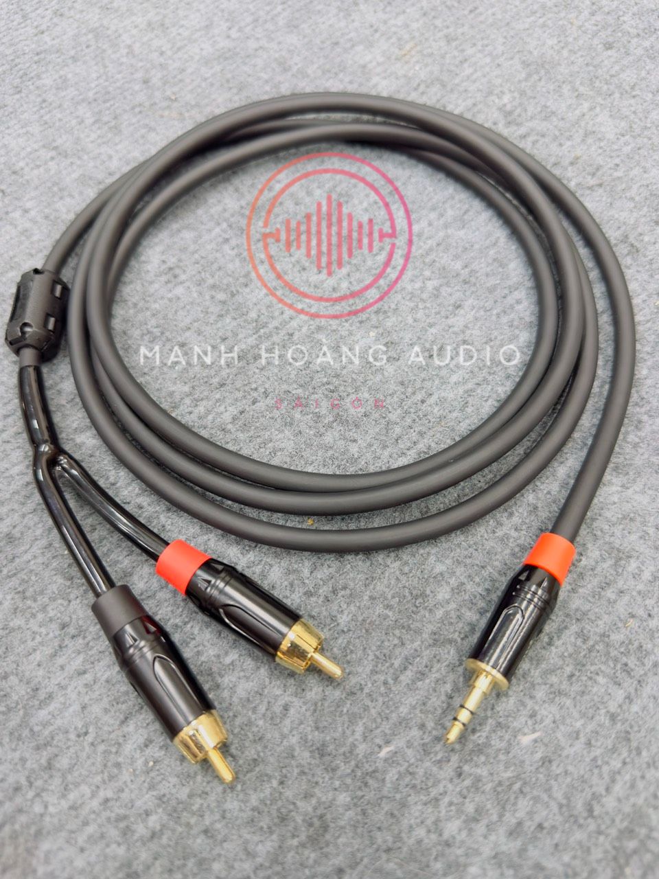 Dây 3.5 ra 2 AV bãi Nhật - Mạnh Hoàng Audio