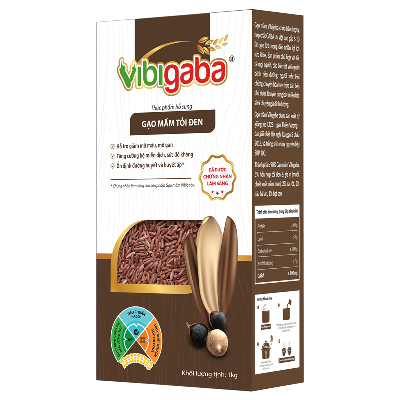 Combo Gạo Mầm Vibigaba (Mầm, Mầm Nghệ, Mầm Tỏi Đen) 3kg