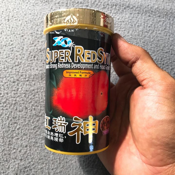 Thức Ăn Tăng Đầu Cho Cá La Hán XO Super Redsyn 120g, sản phẩm được người choi la hán ưa chuộng