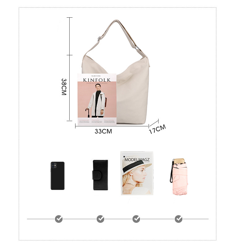 Túi xách Canvas vintage nữ – KVKY – 1615