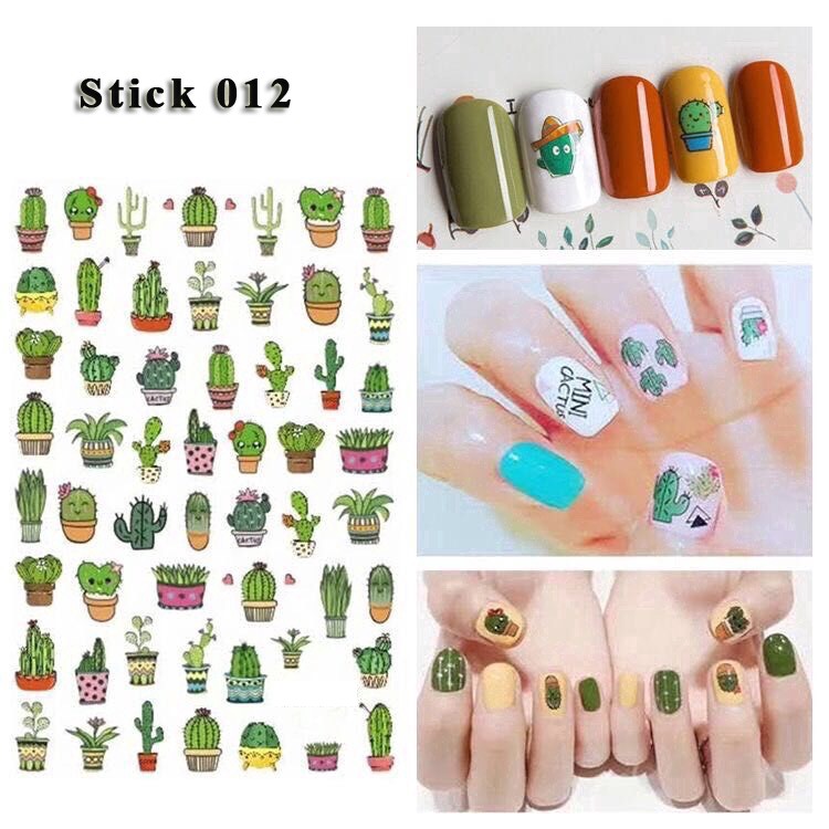 Stick dán móng cute cho mùa hè 2021