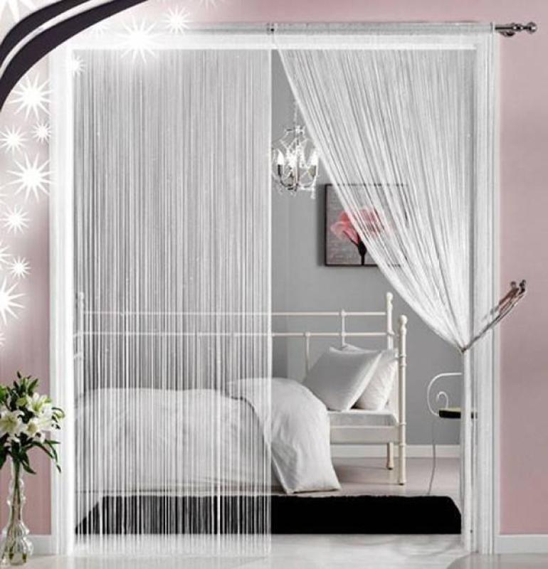 Mành, rèm cửa sợi kim tuyến lấp lánh 1mx2m trang trí nhà cửa, làm vách ngăn phòng, rèm cửa ra vào, rèm cửa sổ, sợi kim sa trang trí phông rạp cưới, spa cao cấp sang trọng