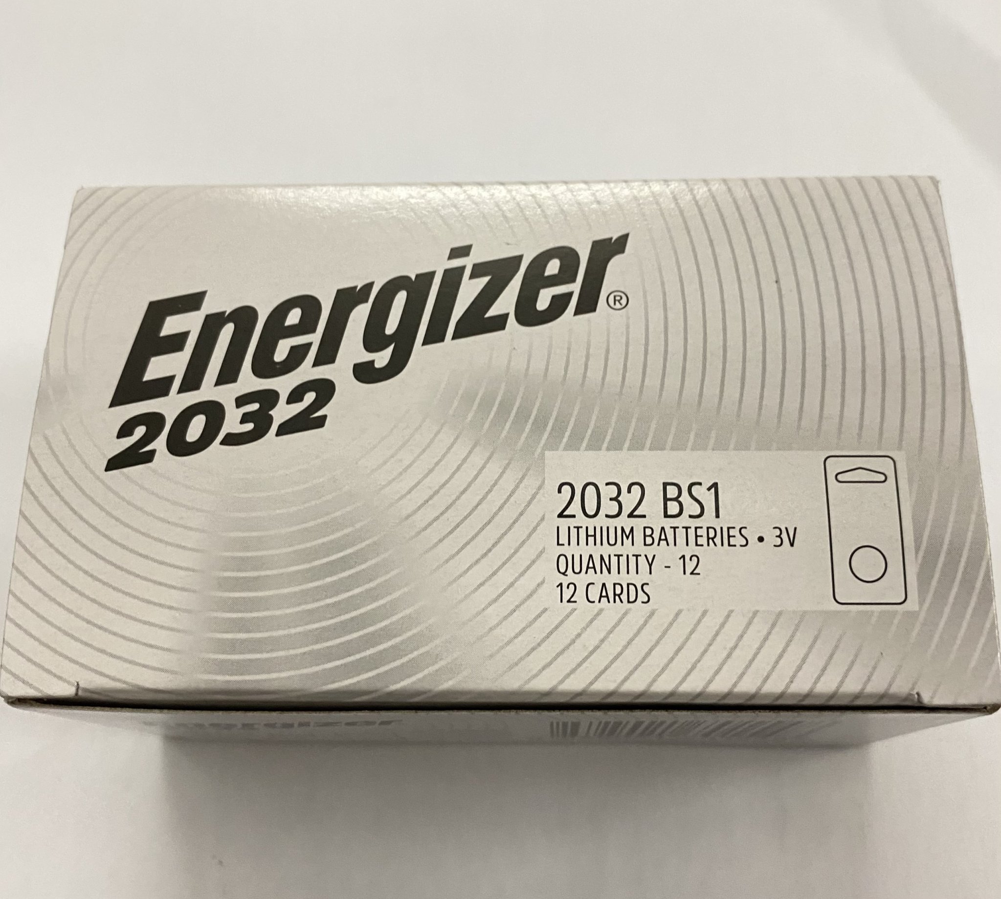 Pin nút áo Energizer 2032