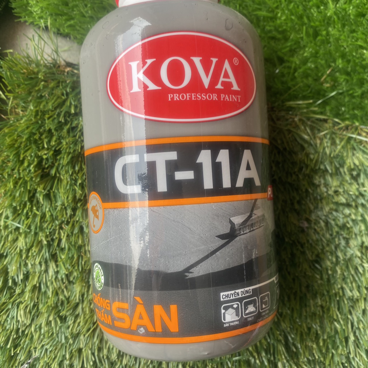 sơn chống thấm kova Sàn 1kg( chống thấm bảo vệ bề mặt tốt hàng chính hãng KOVA)