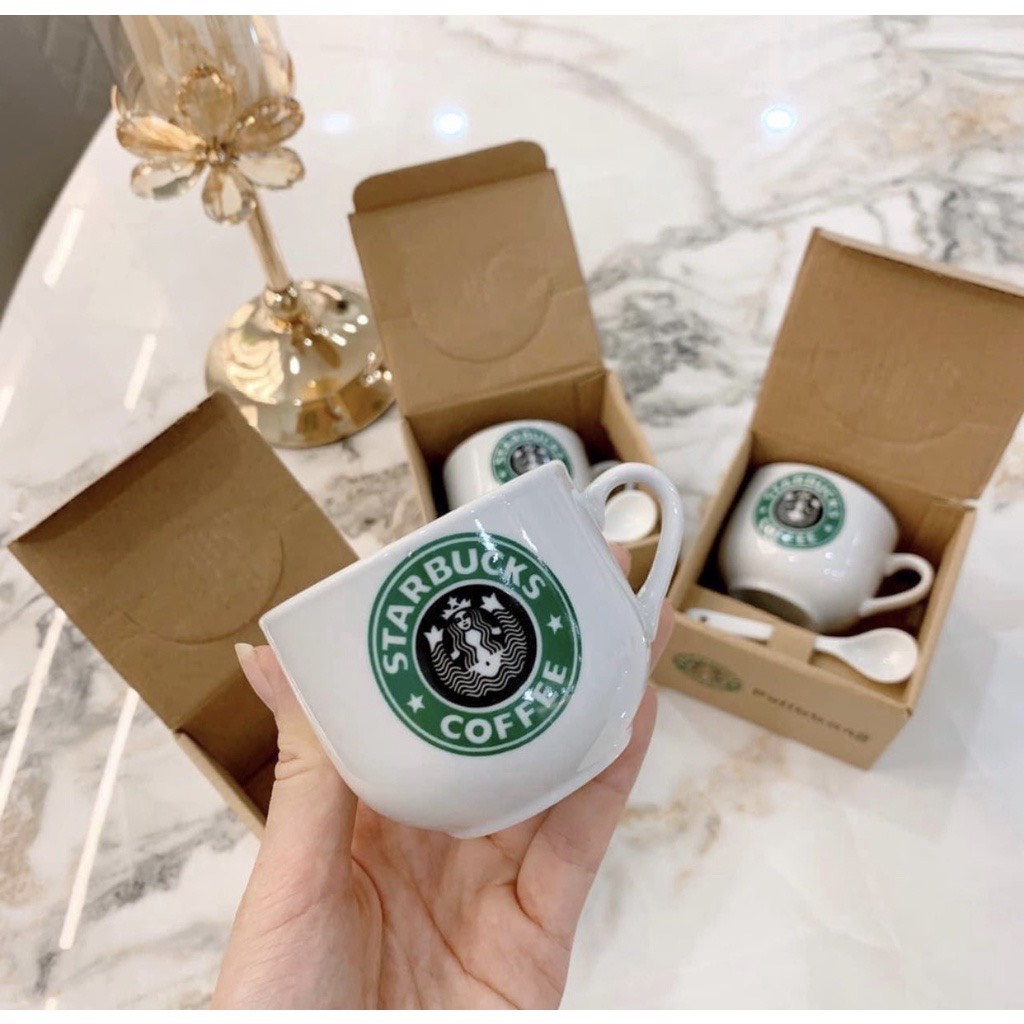 Combo bình giữ nhiệt kèm cốc và thìa sứ