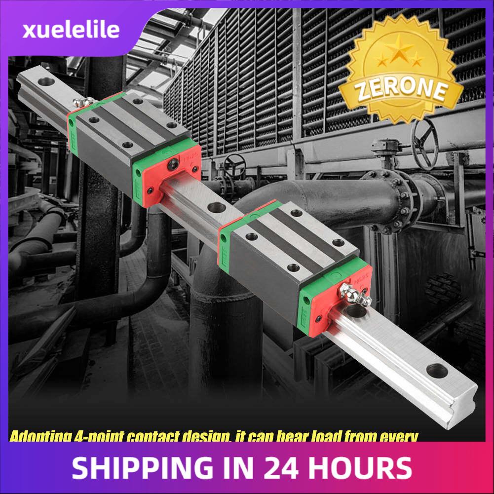 HGR20 400mm Linear Guide Rail Slide Carriage CNC Router with 2pcs Rail Linear Rail Block Block