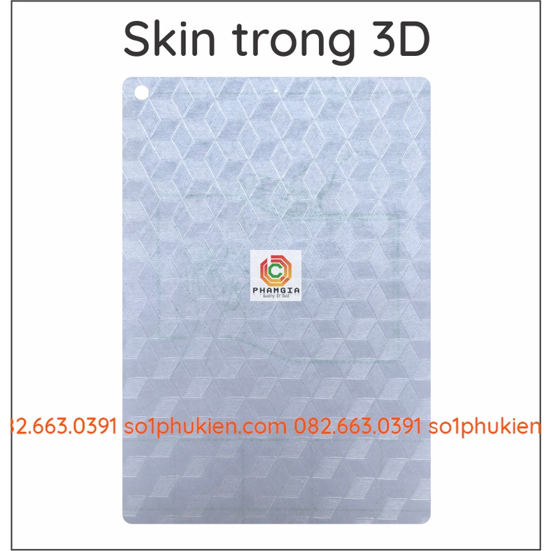Miếng dán mặt lưng skin carbon Ipad 10.2
