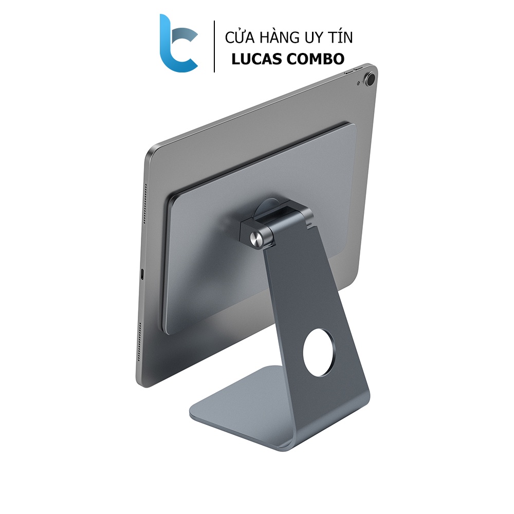 Stand/giá đỡ nhôm hít nam châm kê ipad wiwu hubble smart
