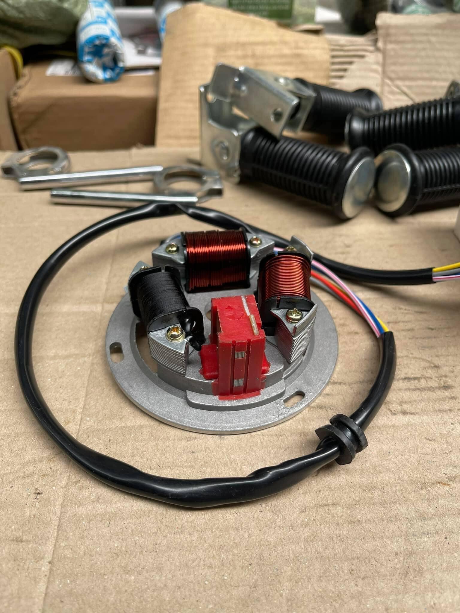 Bộ điện mâm lửa máy phát điện simson s51 s70 s83 Sr50 Sr2 Kr51