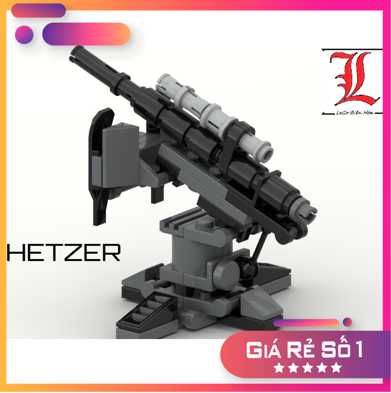 Le go đồ chơi lắp ráp pháo hetzer