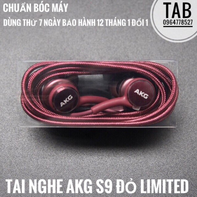 Tai Nghe AKG S9 Màu Đỏ Theo Máy