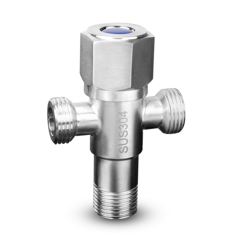 Van Tê cầu khoá, van chia nước 3 ngã inox 304