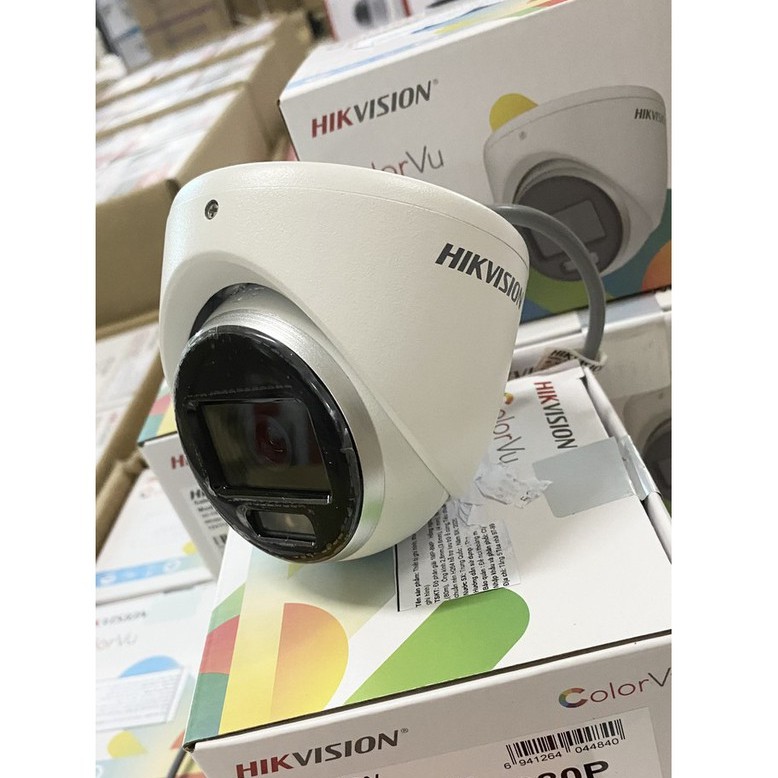 Camera HDTVI ColorVu 2MP bán cầu HIKVISION DS-2CE70DF0T-MF