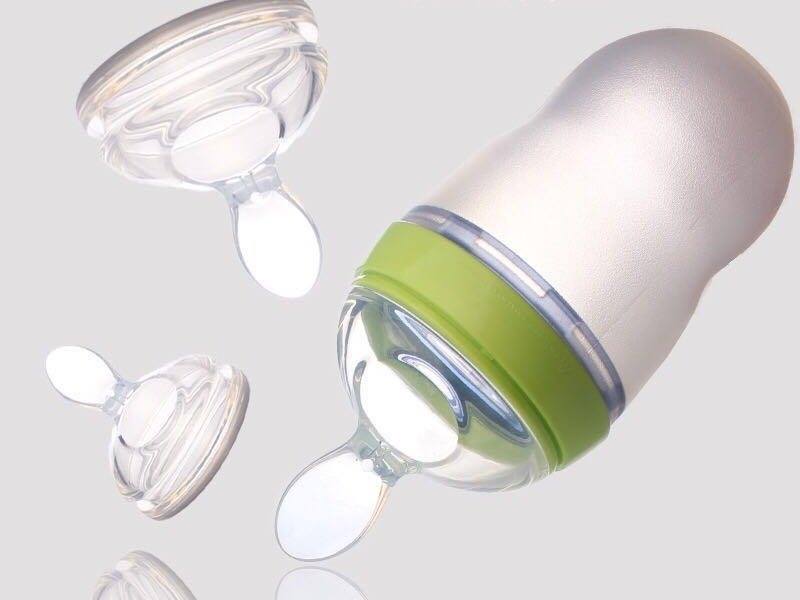 Núm thìa ăn dặm silicone Mỹ siêu mềm