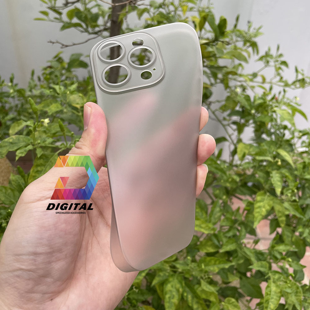 Combo 2 Ốp Lưng Trong Nhám Unibody Cho iPhone 14 Pro Siêu Mỏng