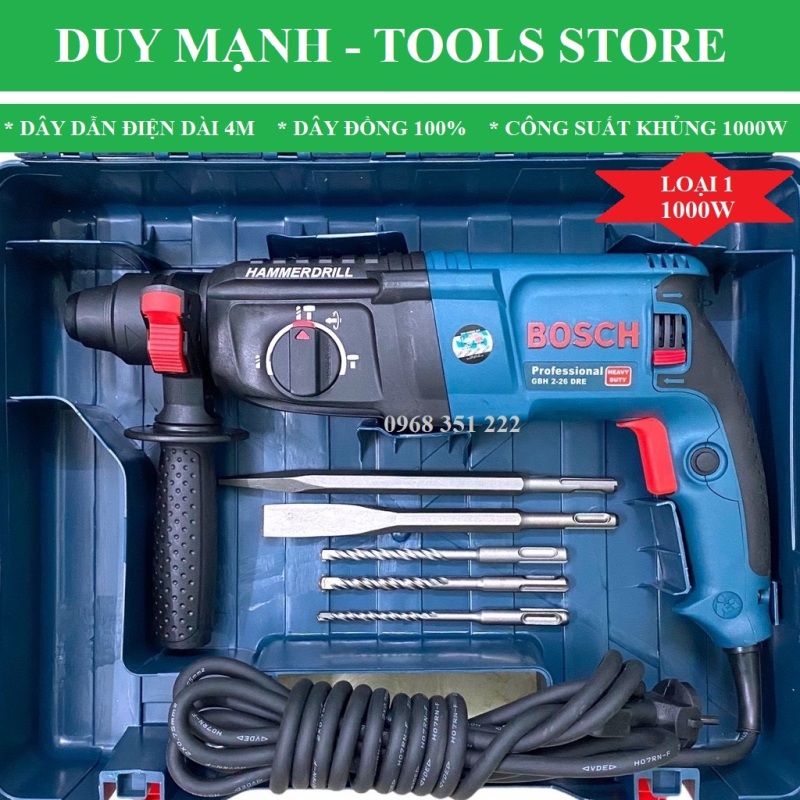 Máy Khoan Bê Tông Bosch 2-26 Công Suất Khủng 1000w