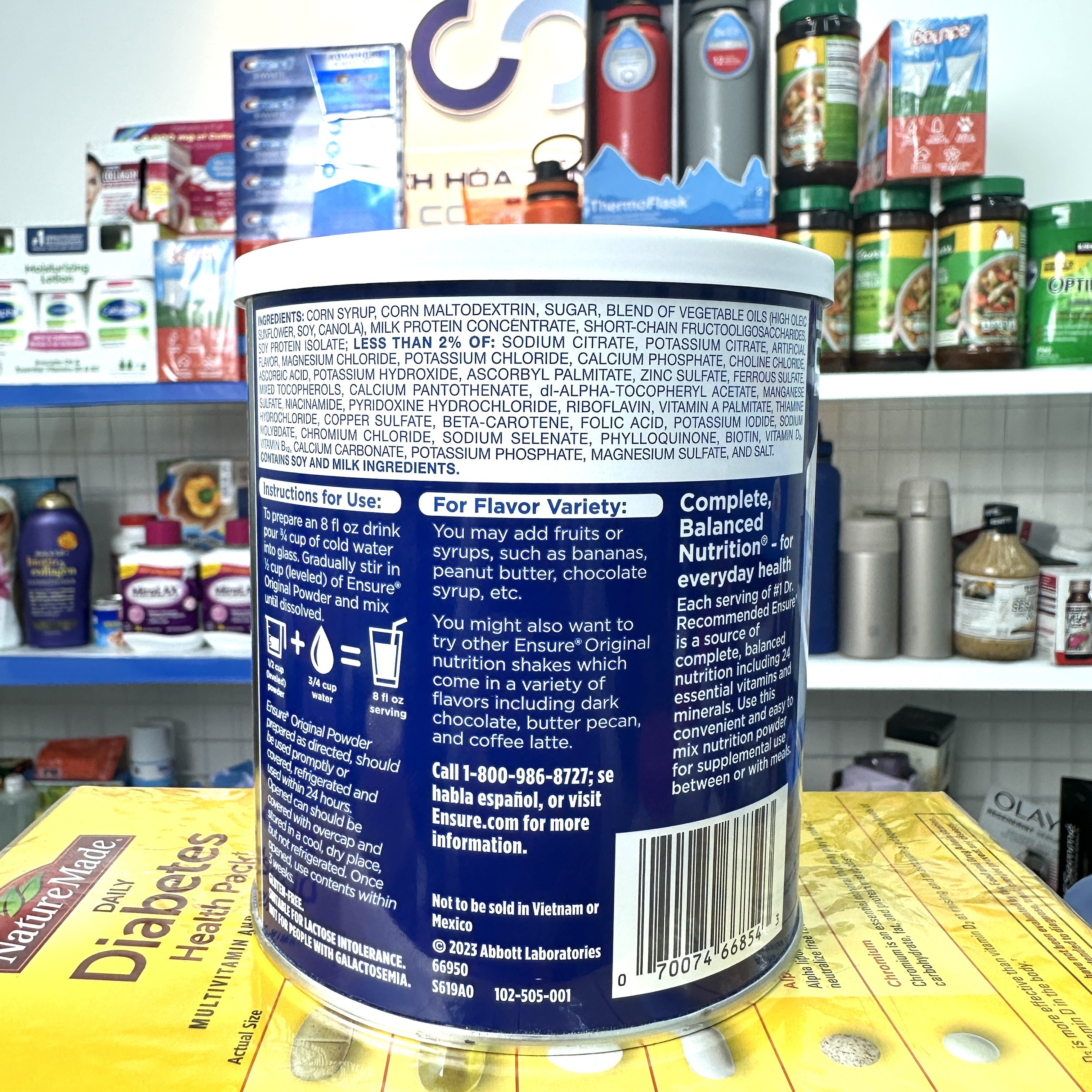 Sữa bột Ensure Mỹ Original 400g Date 2026