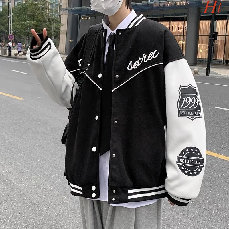 Áo Bomber nỉ chéo SET