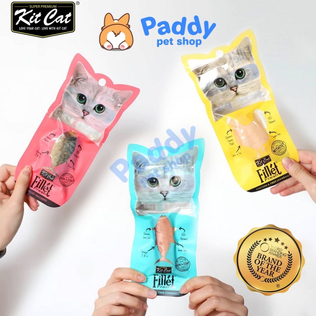 Snack Kit Cat Phi Lê Ngừa Búi Lông Cho Mèo 30g