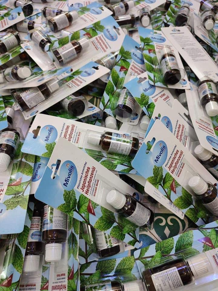TINH DẦU BẠC HÀ MIVOLIS 30ml - HÀNG NỘI ĐỊA ĐỨC