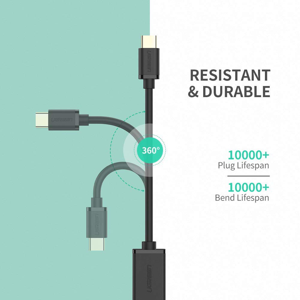 Cáp otg USB type c to USB 3.0 Ugreen 30701 chính hãng