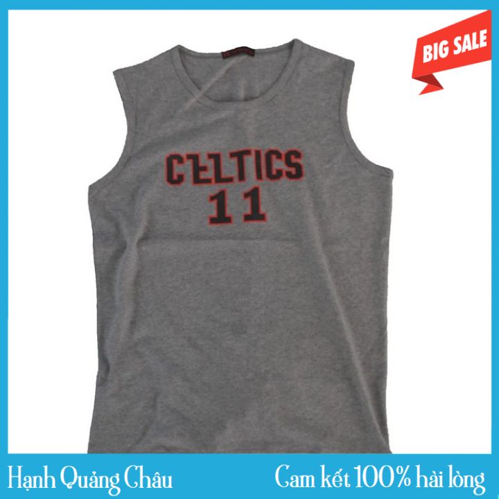 Áo ba lỗ nam thun cotton - áo tanktop form rộng thoải mái vận động