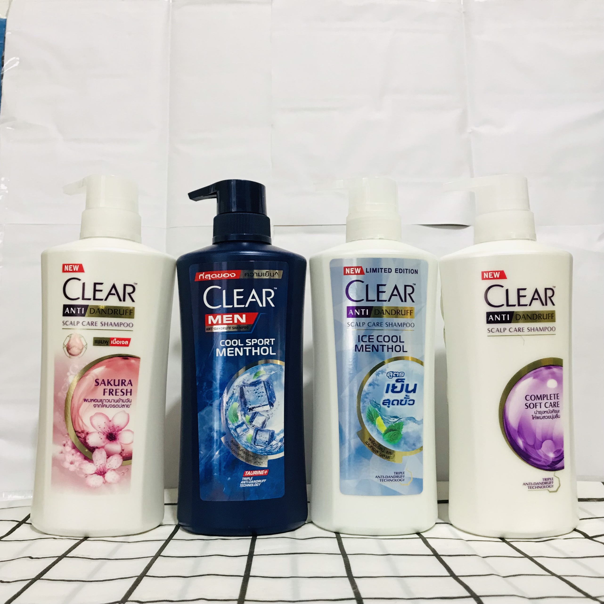 (Mẫu Mới) Dầu gội CLEAR cao cấp 400ml-450ml -Thái Lan