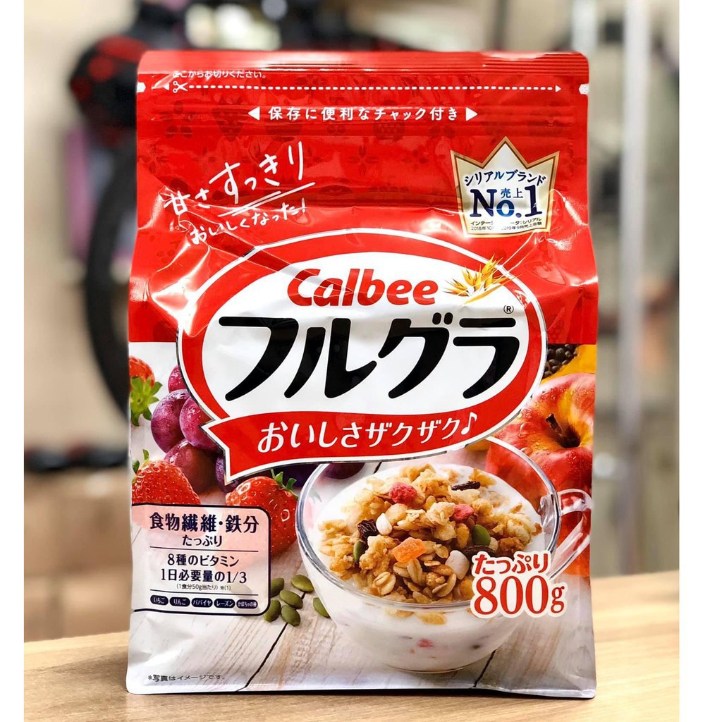 Ngũ cốc Calbee 800g Nhật Bản