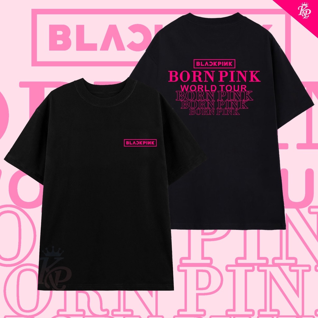 Blackpink áo thun c.cấp pinkvenom tay lỡ nam_nữ. blackpink,blink