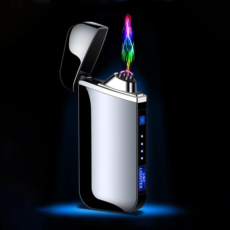 bật lửa điện plasma nút nguồn cảm ứng chống gió