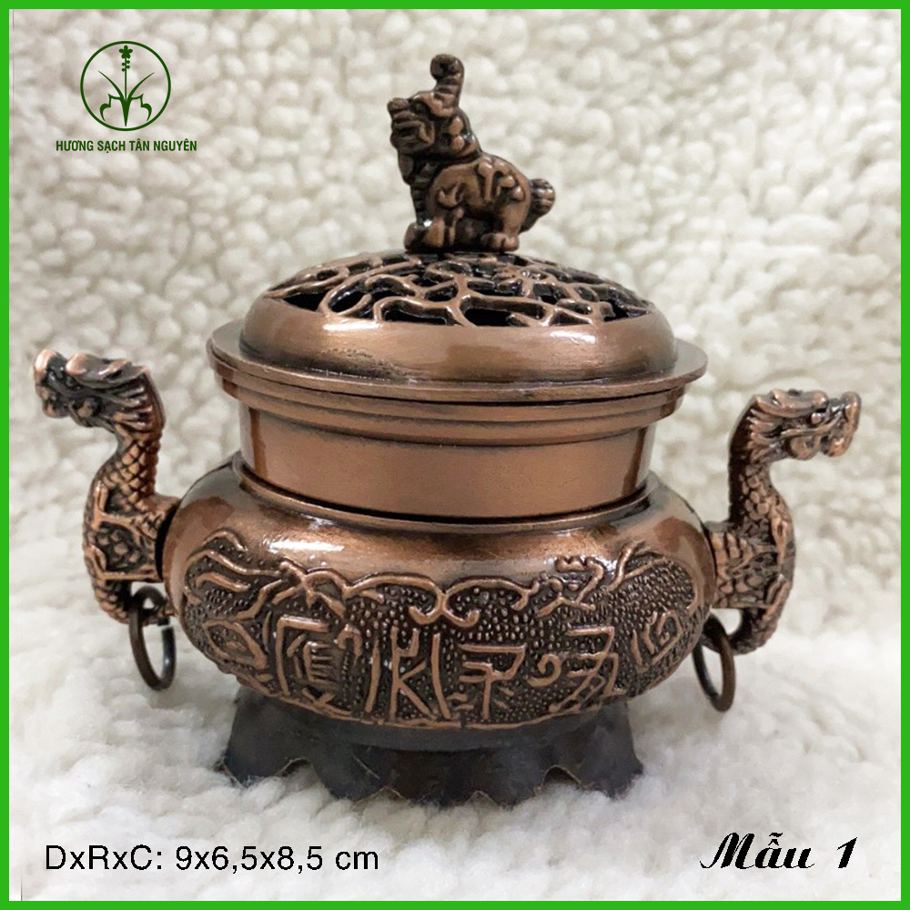Lư song long xông trầm