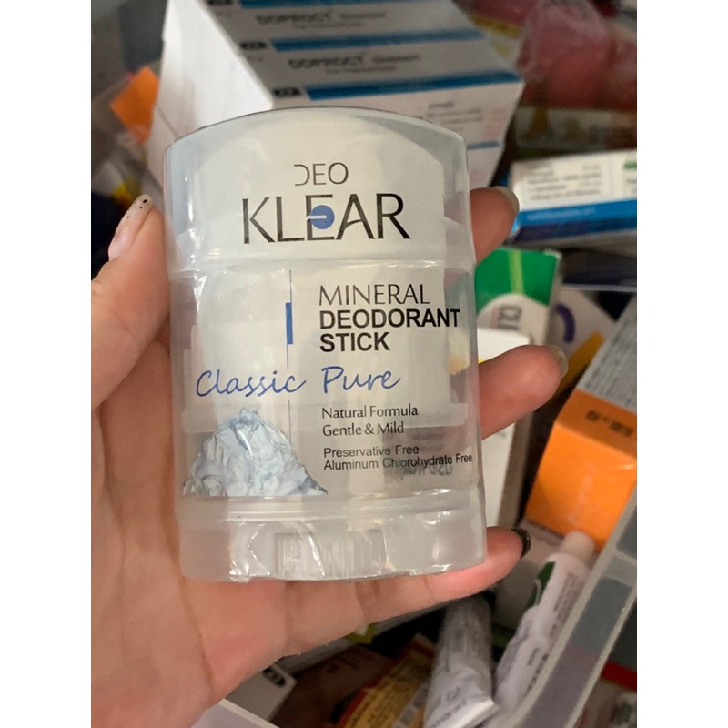 [CHÍNH HÃNG] Lăn Khử Mùi Đá Khoáng DEO KLEAR 70gr MINERAL DEODORANT STICK [5 Mùi Đặc Trưng]