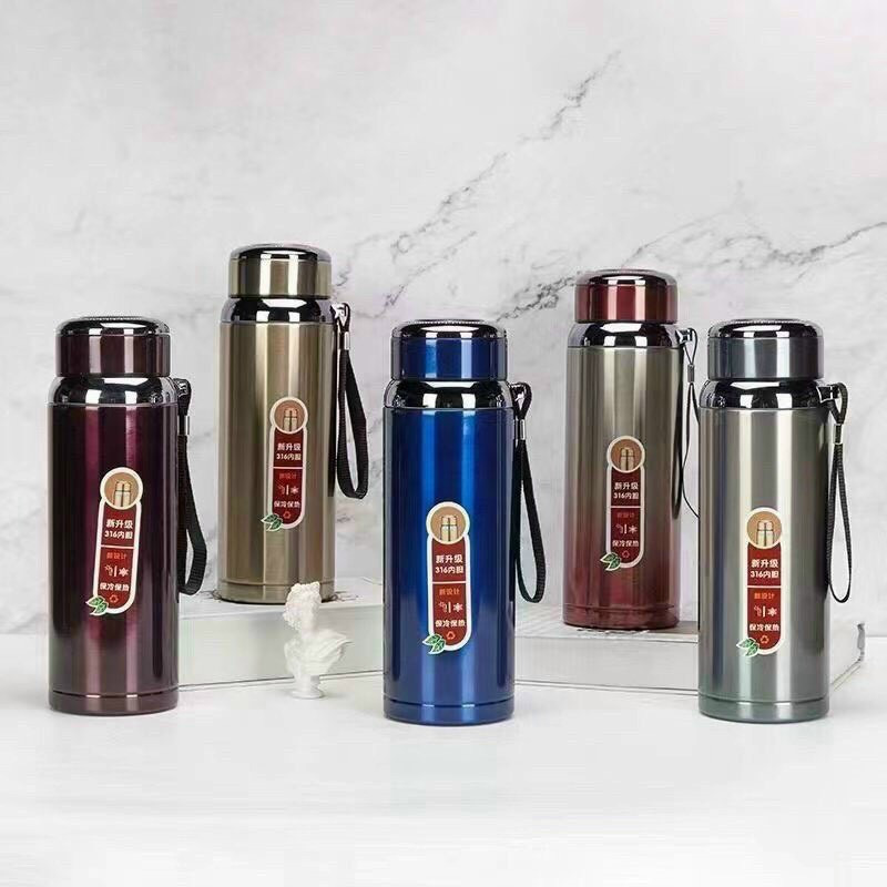 [Hỏa Tốc 2h] Bình Giữ Nhiệt Inox Bottle Sport 800ML INOX Có Dây Xách Chắc Chắn, Giữ Nhiệt Trên 8 Tiếng