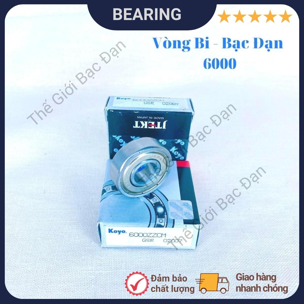 Vòng bi bạc đạn 6000 ZZCM KOYO -Thế Giới Bạc Đạn