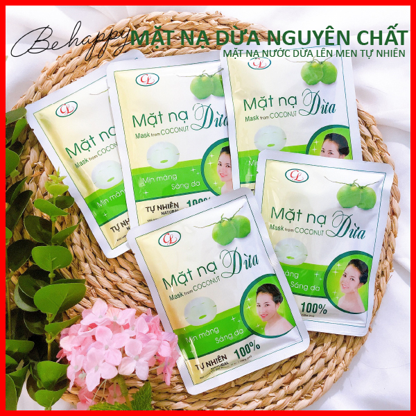 [HCM]Mặt Nạ Dừa Nguyên Chất Cửu Long